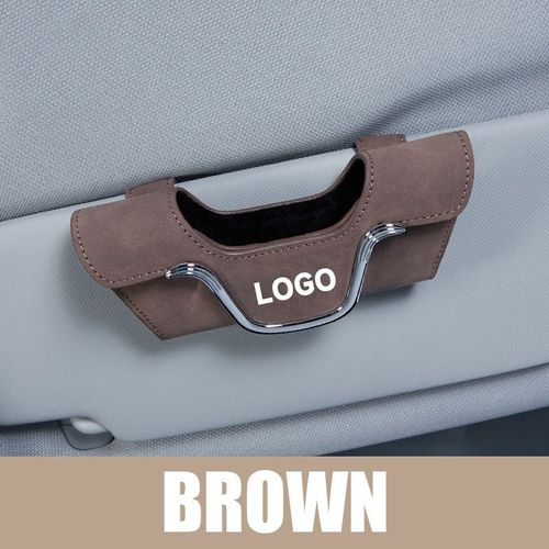 🎄Valentine's Day Deals-49% OFF🎄Car Multi-Functional High-Grade Leather Glasses Holder👓