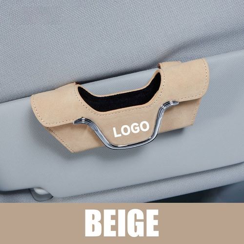 🎄Valentine's Day Deals-49% OFF🎄Car Multi-Functional High-Grade Leather Glasses Holder👓