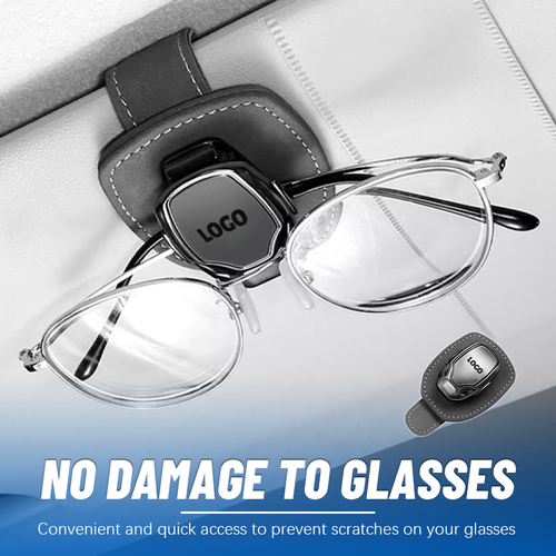 Suede Multifunctional Glasses Clip