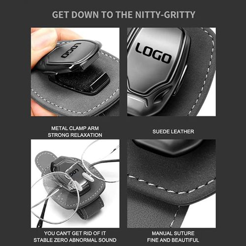 Suede Multifunctional Glasses Clip👓