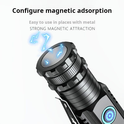 Outdoor mini flashlight with ultra-long battery life.