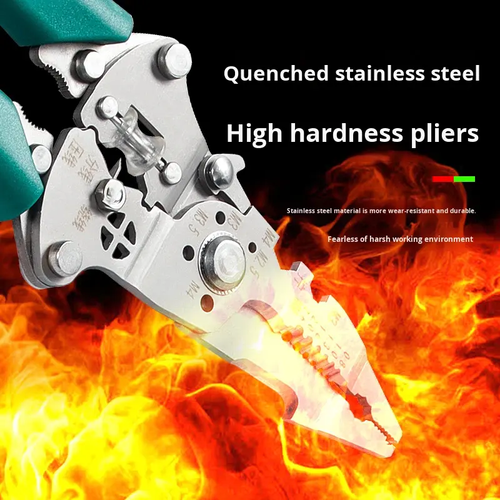 Multifunctional wire stripping pliers - for electricians