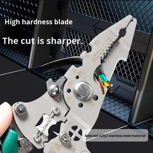 Multifunctional wire stripping pliers - for electricians