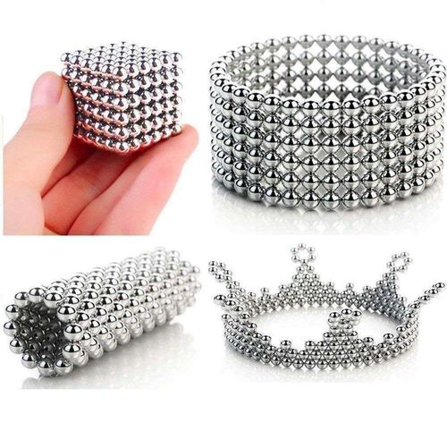 Hot Sale! Buckyballs Toy —— Made of Silver Neodymium Magnet, 3mm Size, 216 Pieces per Box, Super Stress-Relieving, Versatile Ways to Play, Free to Assemble
