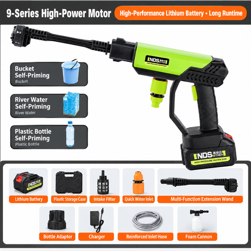 💦Handheld Portable Cordless Pressure Washer Gun