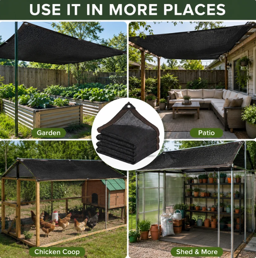 Multi-functional Durable Shade Cover Mesh Net