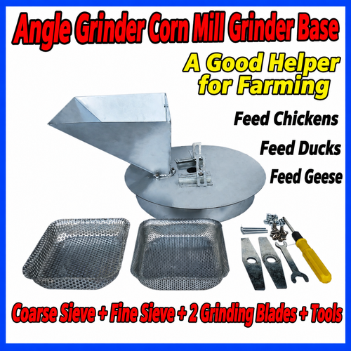 Corn and Grain Grinder Attachment Set-angle grinder is not included