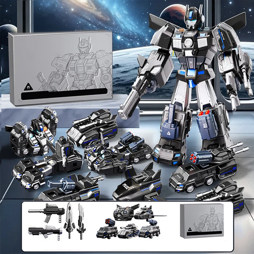 9 in 1 Magnetic Transforming Car & Robot Toy