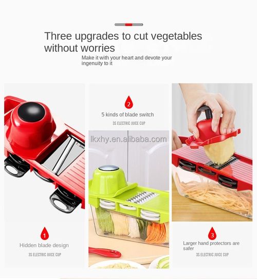 Online Kitchen Tools Multifunctional Fruits Slicer Chopper Vegetable Cutter Food Grade 6 in 1 Home Kitchen