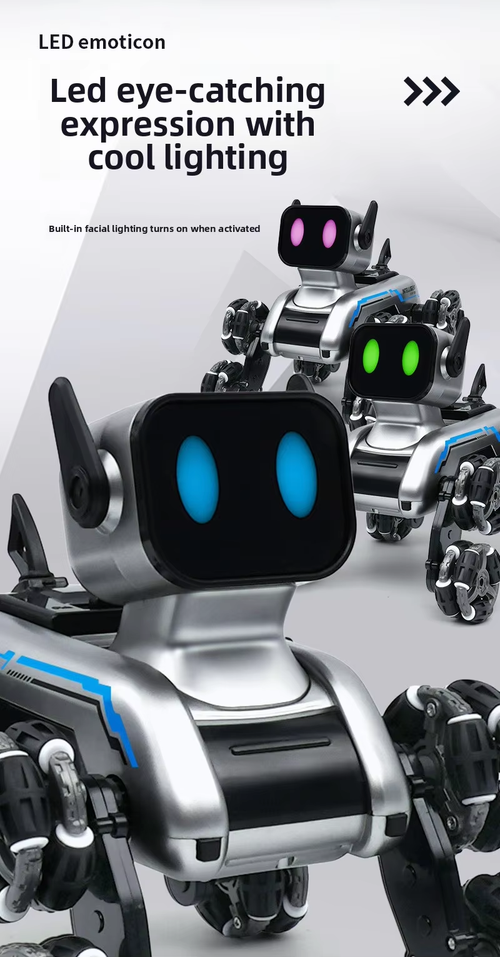 🌟 New Kids' RC Car: 8-Wheel Stunt Mechanical Dog | Electric Toy with Watch Sensing & Smart Robot Modes! 🌟