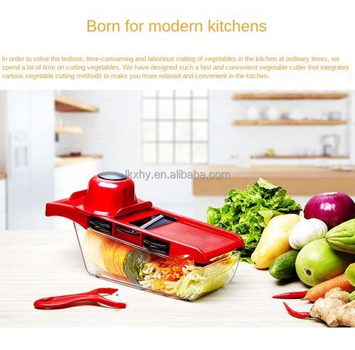 Online Kitchen Tools Multifunctional Fruits Slicer Chopper Vegetable Cutter Food Grade 6 in 1 Home Kitchen