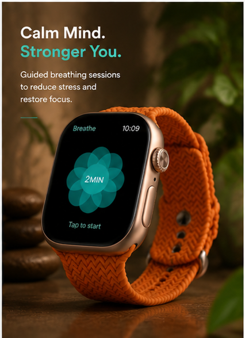 SIM enabled smartwatch suitable for Africa, featuring an HD AMOLED screen  supports GPS, heart rate, blood pressure, blood oxygen, and sleep monitoring  compatible with Android and iOS (orange strap).