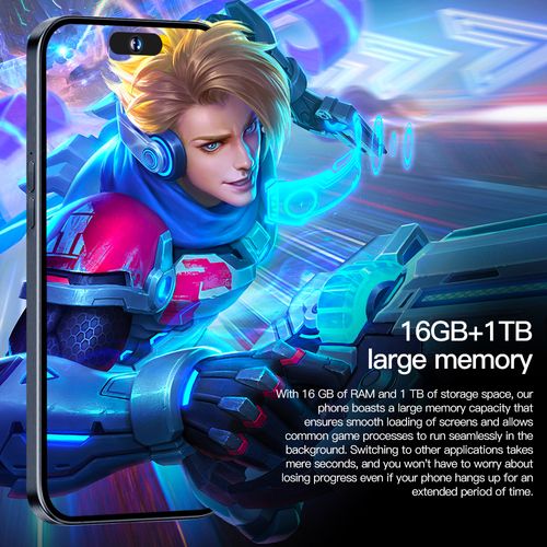 i15Pro Max Smartphone 7.3-inch Ultra-Large Screen 16+1T