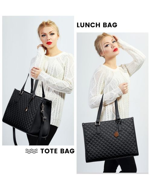 Women's lunch box thermal insulation leak-proof large oblique bag computer storage bag