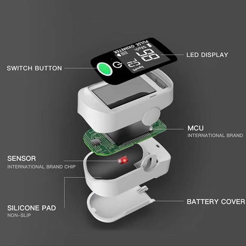 LCD Portable Pulse Fingertip Oximeter Fingertip Pulse Oximeter