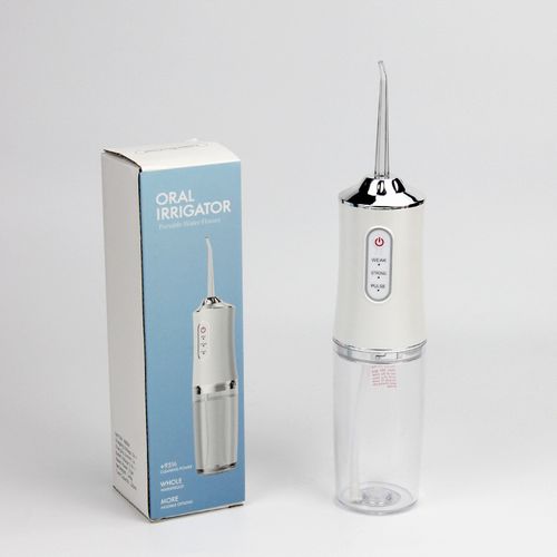Electric Irrigator Oral USB Rechargeable Water Flosser Dental Water Jet 3 Work Models Teeth Cleaner 4 Nozzles