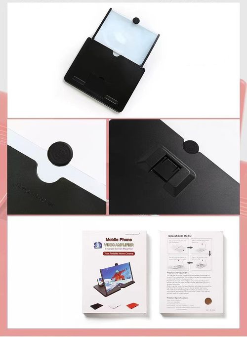 Smartphone Screen Magnifier – Eye-Protecting Video Magnifier, 3D Phone Screen Magnifying Display