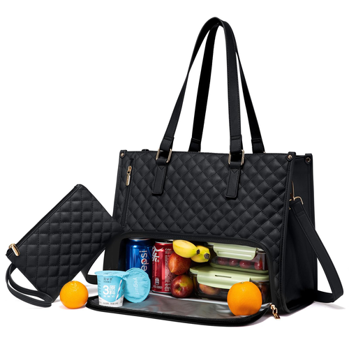 Women's lunch box thermal insulation leak-proof large oblique bag computer storage bag
