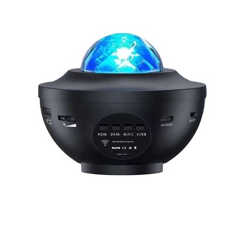 Dynamic Water Wave Effect Bluetooth louder speaker relaxing Music Projector Starry Night Light LED Star Projector Lamp