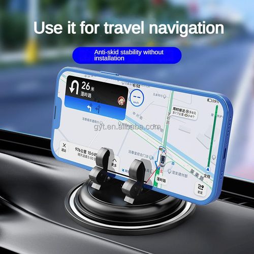 GREATYYT 360 degree rotating silicone non-slip smartphone holder desktop car dashboard mobile phone holder