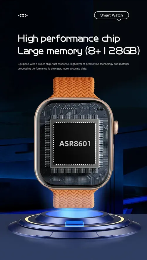 SIM enabled smartwatch suitable for Africa, featuring an HD AMOLED screen  supports GPS, heart rate, blood pressure, blood oxygen, and sleep monitoring  compatible with Android and iOS (orange strap).