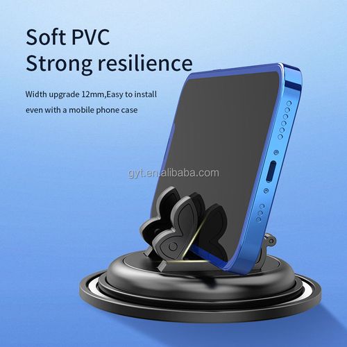 GREATYYT 360 degree rotating silicone non-slip smartphone holder desktop car dashboard mobile phone holder