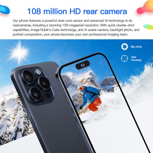 i15Pro Max Smartphone 7.3-inch Ultra-Large Screen 16+1T
