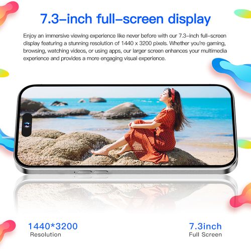 i15Pro Max Smartphone 7.3-inch Ultra-Large Screen 16+1T