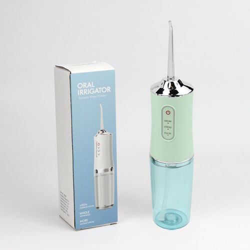 Electric Irrigator Oral USB Rechargeable Water Flosser Dental Water Jet 3 Work Models Teeth Cleaner 4 Nozzles