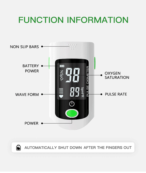 LCD Portable Pulse Fingertip Oximeter Fingertip Pulse Oximeter