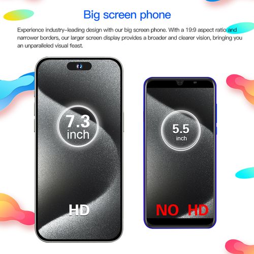 i15Pro Max Smartphone 7.3-inch Ultra-Large Screen 16+1T