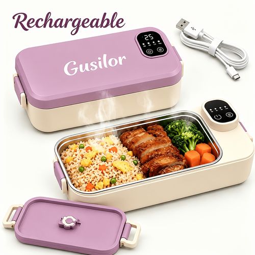Rechargeable Lunch Box Portable Timer-Controlled (Upgraded Version)