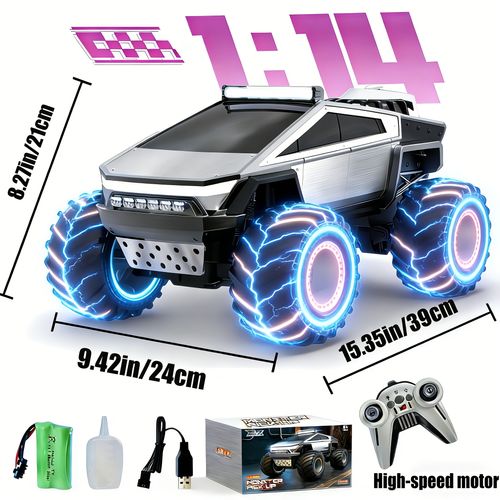 2.4G Cyberpunk RC Pickup Truck