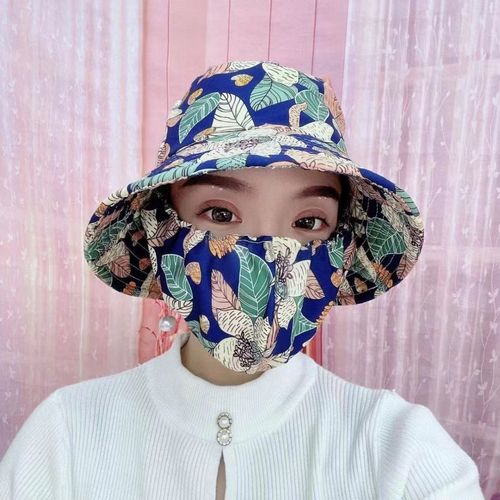 Mask Integrated Sunscreen Hat Breathable Fisherman Hat
