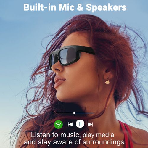 M6 PRO smart bluetooth glasses bluetooth glasses headset sunglasses anti-glare sunglasses bone transmission