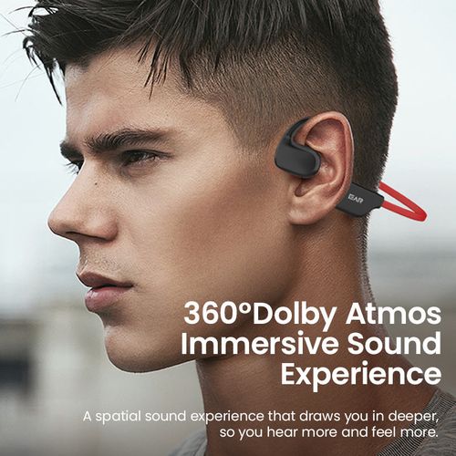 TF card-insertable sports Bluetooth headset, head-mounted, 360° panoramic sound, running, waterproof and sweat-proof