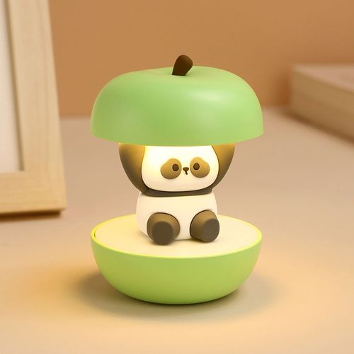 Cute Panda Guard Night Light Rechargeable Christmas Eve Eye Bedroom Bedside Sleep Light Atmosphere Light Student Gift