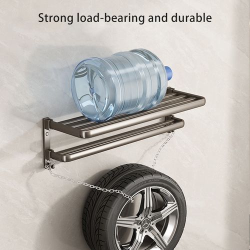 Bathroom Accessory Metal black Aluminum Towel bar Set Bathroom Hardware Pendant Wall Mounted Traceless Sticker Towel Rack
