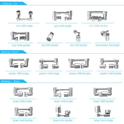 Mechanical arm faucet rotatable arm universal water outlet aerator wash basin faucet modern simple splash-proof extension