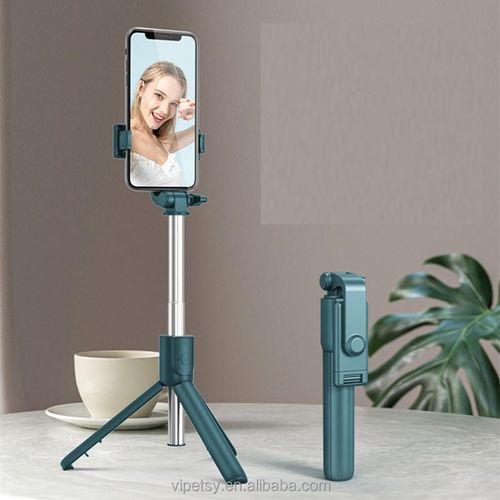 R1 mobile phone Bluetooth selfie stick integrated fill light live tripod portable telescopic universal selfie artifact