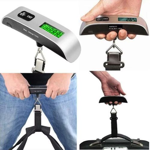 Portable electronic scale accurate portable electronic scale 50kg portable scale food scale gram weight luggage spring hook gram scale