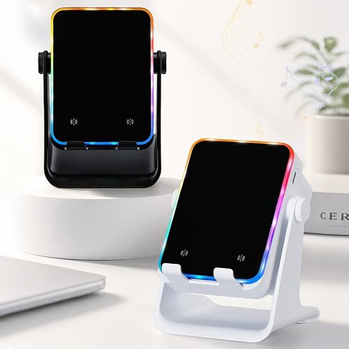Touch-Sensitive Speaker with Phone Holder