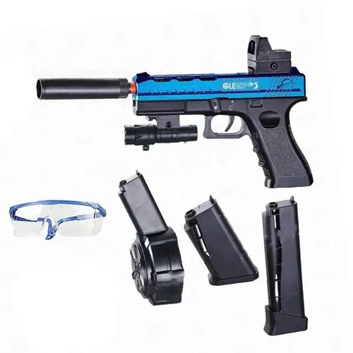 Factory Sell G Lock Soft Bullet Gel Splat Blaster Toy Gun Electric Automatic Splatter Blaster Toy Gun with Drum