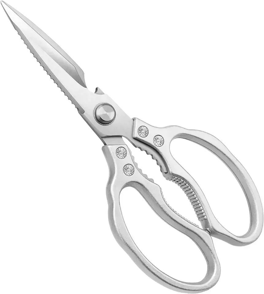 Multi-functional Stainless Steel Kitchen Scissors Heavy Duty Food Scissors for Chicken Vegetable Barbecue Meat Fish