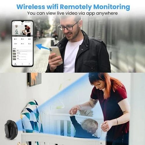 Mini câmera WIFI de atualização magnética 1080p grande angular✨🚀50% time limit🚀Angola cash on delivery
