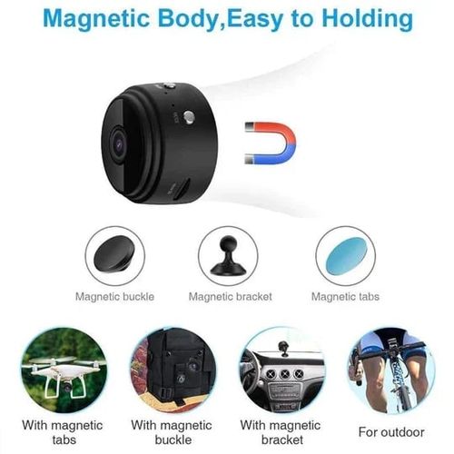 Mini câmera WIFI de atualização magnética 1080p grande angular✨🚀50% time limit🚀Angola cash on delivery