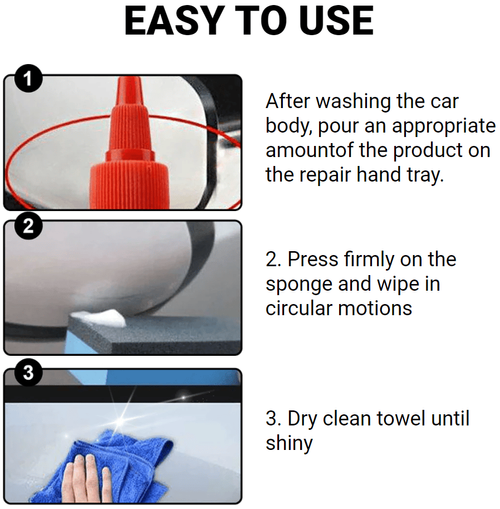 🎁🚗 Cera para reparo de arranhões de carro