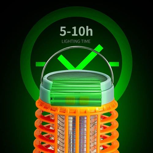 Lâmpada solar multifunções para matar mosquitos para campismo