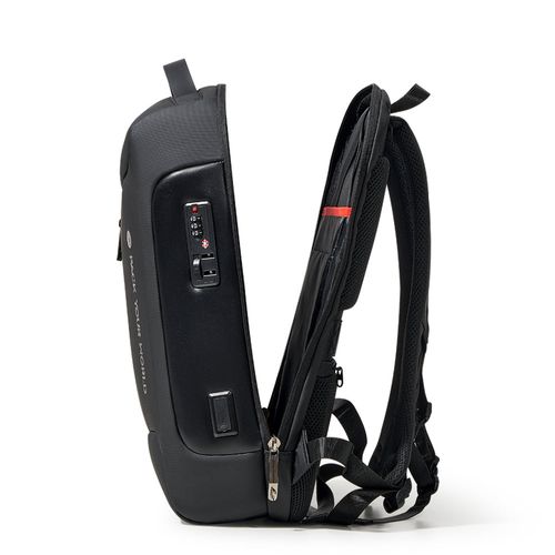 Mochila multifunções com fecho antirroubo para carregamento usp