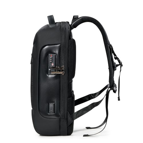 Mochila multifunções com fecho antirroubo para carregamento usp